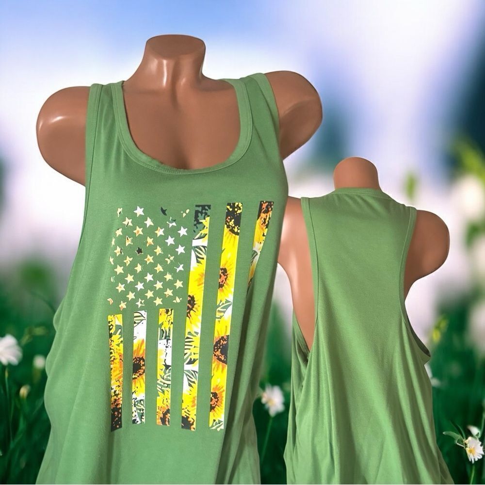 Tank Top l Flag Design l XXL l EUC
